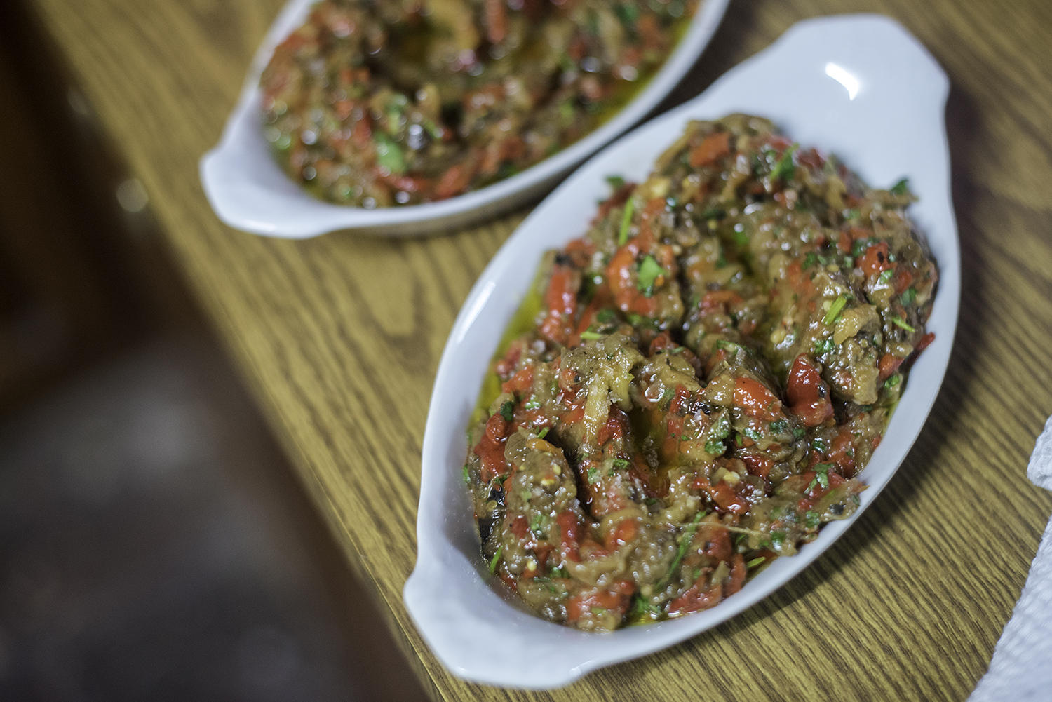 Roasted Eggplant and Pepper Salad (Zaaluk)